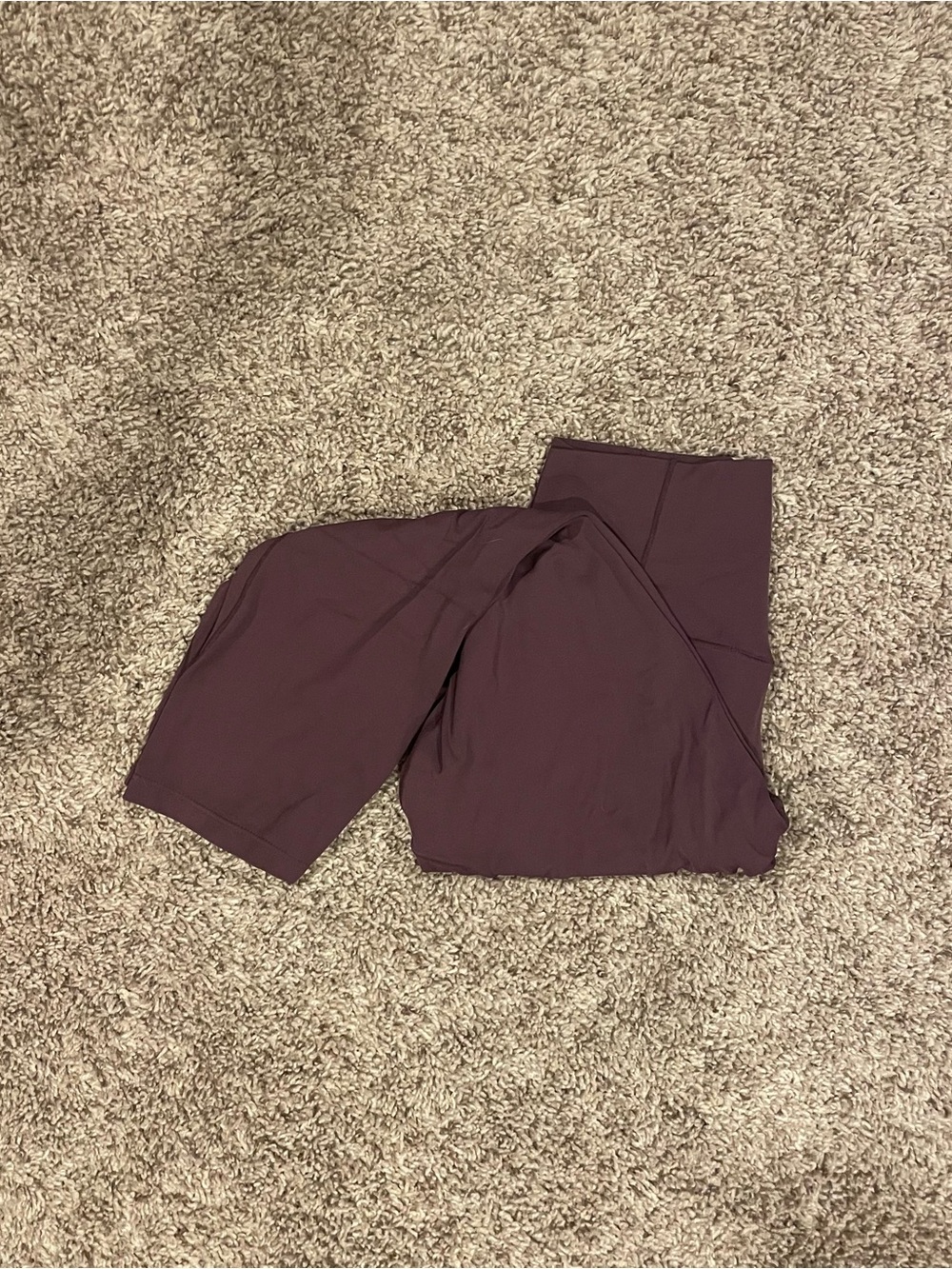 Halara Crossover Waist Purple Leggings